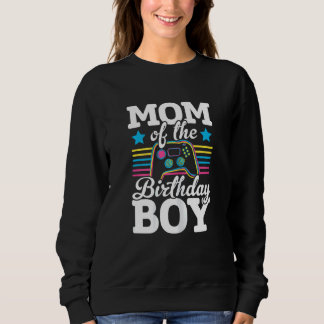 Sweatshirt Femme Maman De L'Anniversaire Joueur Vidéo Garçon 