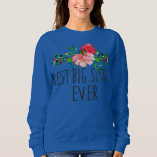 Sweatshirt Femme Meilleure grande soeur jamais Mère's Day Cad