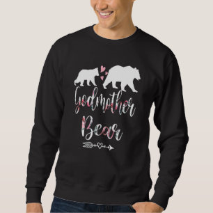 Sweatshirt Femme Ours Floral Correspondances Vêtements de fam