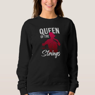 Sweatshirt Femme Reine Des Chaînes Cello Player Cellist Music