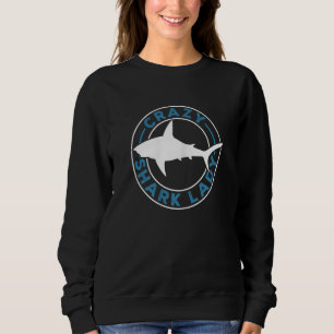 Sweatshirt Femme Requin Fou Dame Biologie Marine Requin