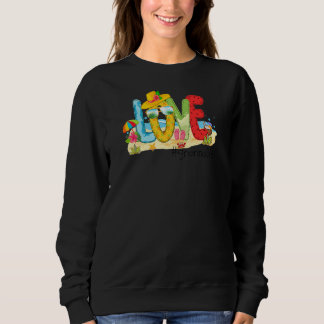 Sweatshirt Femme Summer Love Grannalife Granna Love Beach Va