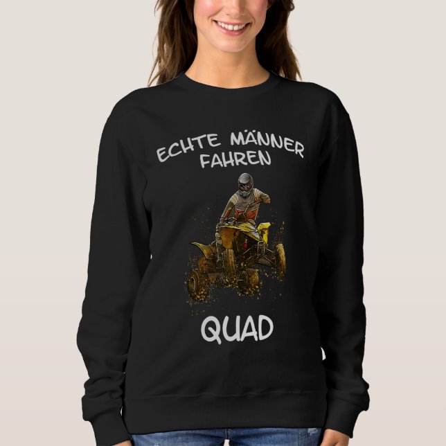 Sweatshirt Femme Vélo Quad Offroad Atv Hommes (Devant)