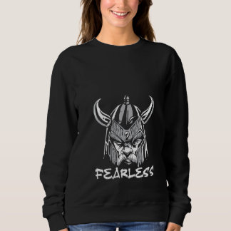 Sweatshirt Femme Viking Guerrier sans peur Mythologie nordiqu
