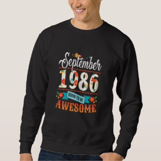 Sweatshirt Femmes 36 Anniversaire Vêtements Septembre 1986 36