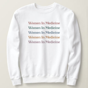 Sweatshirt Femmes en médecine Rétro Futur Infirmière Med