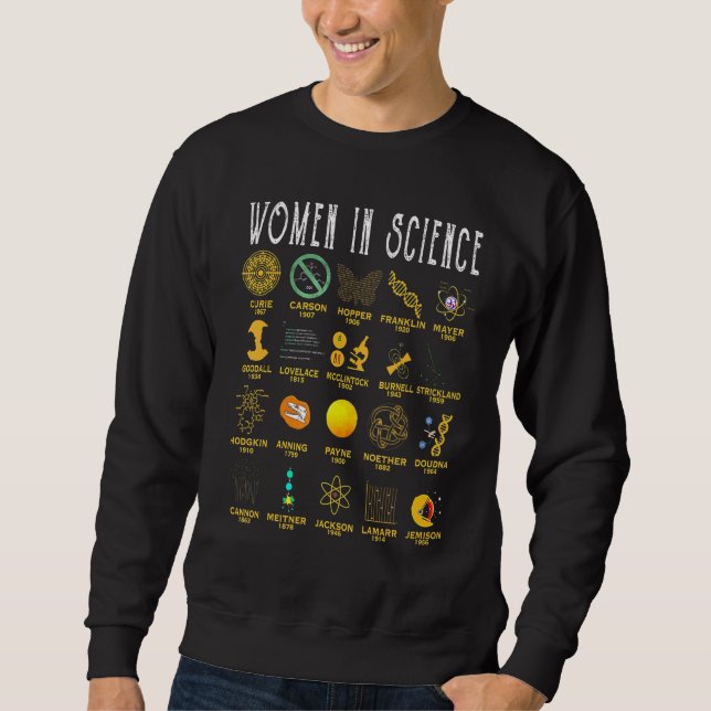 Sweatshirt Femmes En Science (Devant)