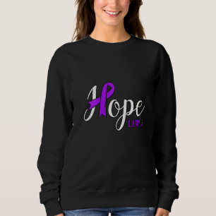 Sweatshirt Femmes Espèrent Lupus Maladie auto-immune Ribbon p