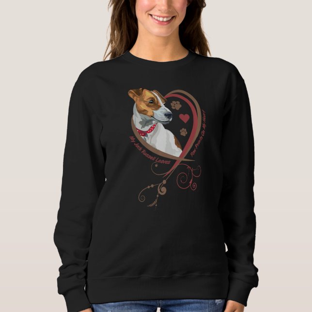 Sweatshirt Femmes Jack Russell Terrier Parson Russell Terrie (Devant)