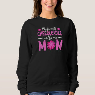 Sweatshirt Femmes Mon Pom-pom girl Favori M'Appelle Maman Che