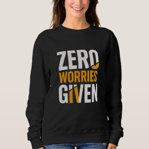 Sweatshirt Femmes sans soucis donnés