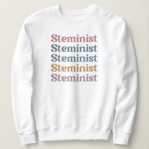 Sweatshirt Femmes Stéménistes Rétro Dans STEM