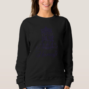 Sweatshirt Femmes Yoga Ganesh Avec Ornements Et Namasté