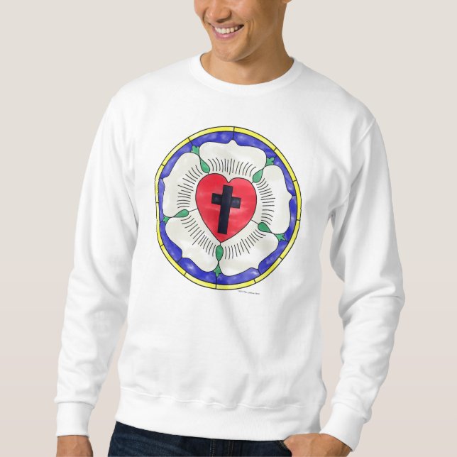 Sweatshirt Fenêtre en verre de Rose Luther (Devant)