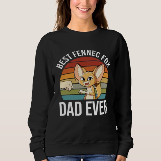 Sweatshirt Fennec Fox Dad  Fennec Fox (Devant)