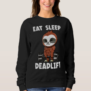 Sweatshirt Fente Deadlifts Vêtements Entraînement Poids Corps