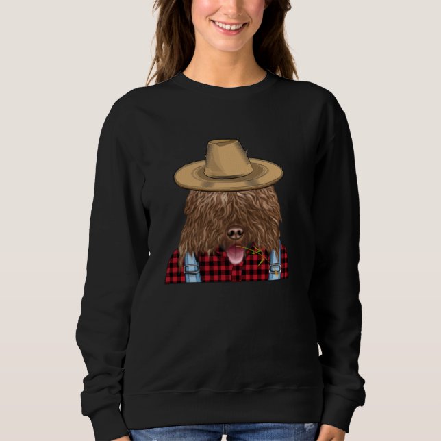 Sweatshirt Fermier Espagnol Chien d'eau Fermier Chien (Devant)