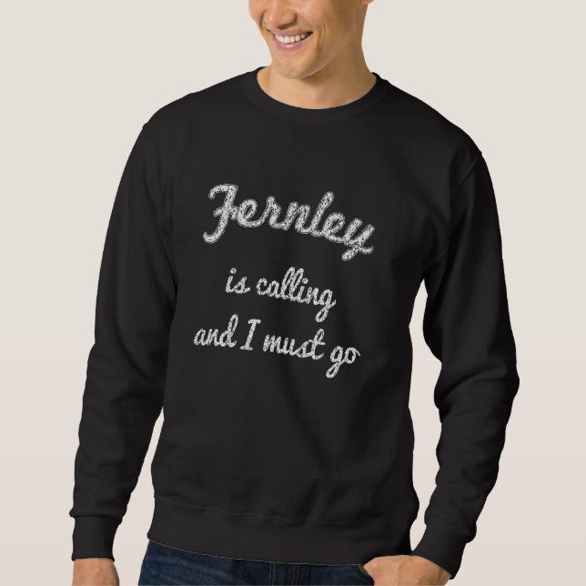 Sweatshirt Fernley Nv Nevada Funny City Trip Accueil Racines  (Devant)