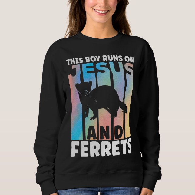 Sweatshirt Ferret Outfit for Ferret Lover Apparel for Boys (Devant)
