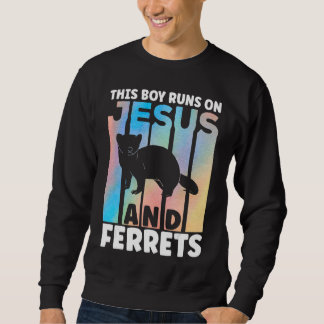 Sweatshirt Ferret Outfit for Ferret Lover Apparel for Boys
