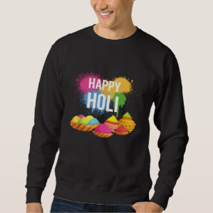 Sweatshirt Festival de couleurs Holi du printemps Inde hindou