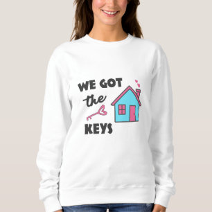 Sweatshirt Fête de crémaillère On a les Clés