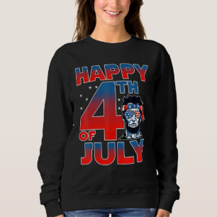 Sweatshirt Fête de l'Indépendance de Merica Lincoln Joyeux 4