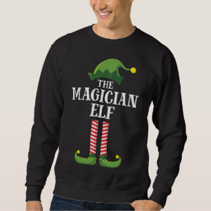 Sweatshirt Fête de Noël de l'Elfe magicien