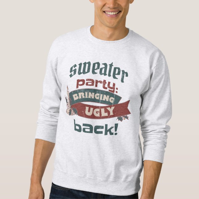 SWEATSHIRT FÊTE DE NOËL DIFFICILE À RETOURNER (Devant)