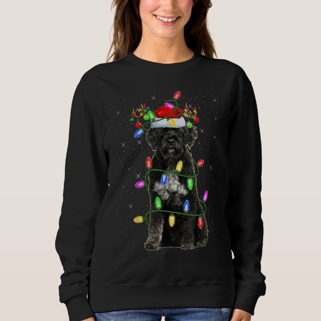Sweatshirt Fête de Noël Eclairage Père Noël Portugais Water D (Devant)