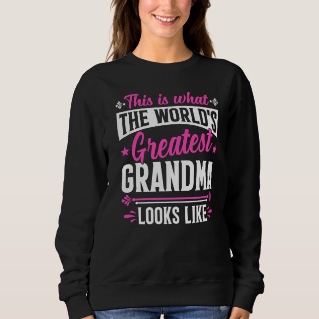 Sweatshirt Fête des Mères Ce que la plus grande grand grand-m (Devant)
