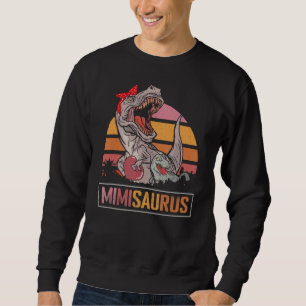 Sweatshirt Fête des mères Maman Mimisaurus Dinosaur Mimi Rex