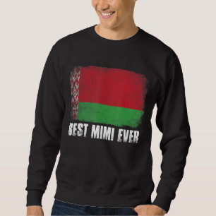 Sweatshirt Fête des Mères Meilleur Mimi Jamais Déchiré Biélor