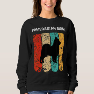 Sweatshirt Fête des mères pour chien mère Pomeranian maman