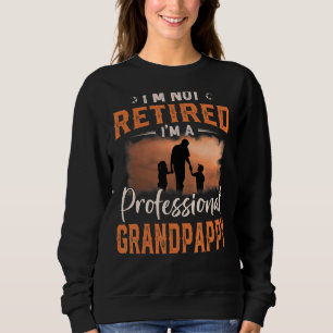 Sweatshirt Fête des pères masculine Je ne suis pas retraité J