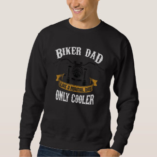 Sweatshirt Fête des pères Moto Papa Biker Pour Pères