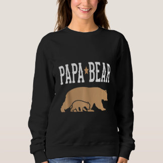 Sweatshirt Fête des pères Papa Bear
