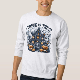 Sweatshirt Fête d'Halloween éffrayant dans une maison hantée