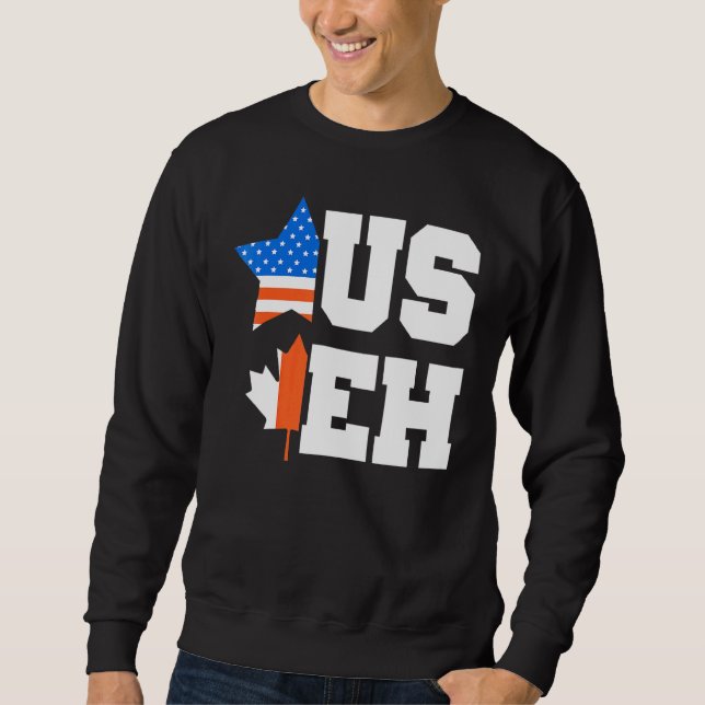 Sweatshirt Fête du Canada États-Unis Citoyen canadien Amériqu (Devant)