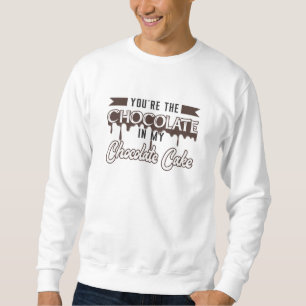 Sweatshirt Fête du gâteau au chocolat Candy Sweet Love Gift