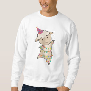 Sweatshirt Fête du mouton Pennant Garland Moutons doux Animau