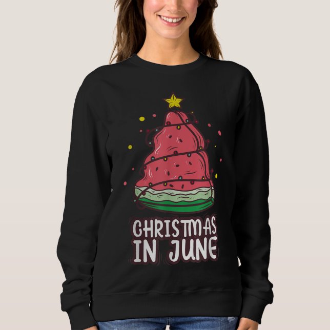 Sweatshirt Fêter Noël En Juin Avec Le Christ De La Pétanque (Devant)