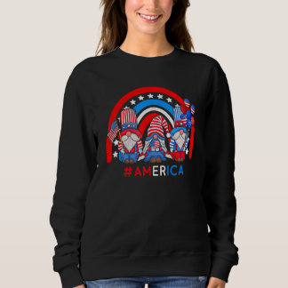 Sweatshirt Feu d'artifice Sunflower American 4 juillet 1