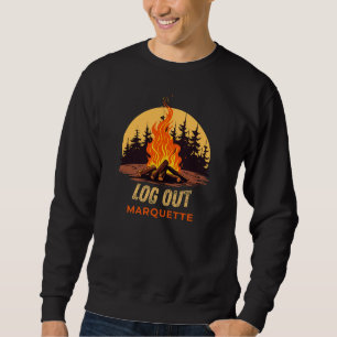 Sweatshirt Feu de camp à Marquette Michigan