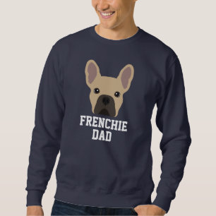 Sweatshirt Feu lumière Français Chien Chien Papa