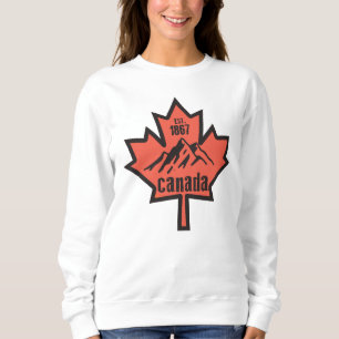 Sweatshirt Feuille Canada