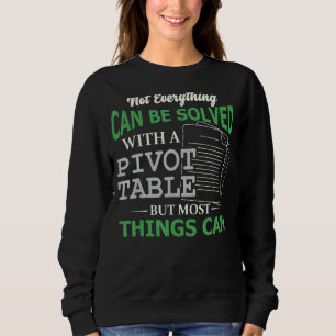 Sweatshirt Feuille de calcul Tableau croisé dynamique Comptab