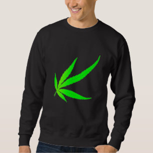 Sweatshirt Feuille d'herbe Abstraite