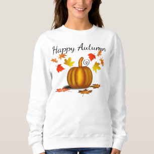 Sweatshirt Feuilles d'automne et chemise Citrouille