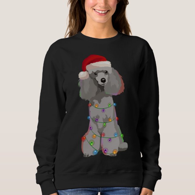Sweatshirt Feux de Noël des canicules Amoureux des chiens de  (Devant)